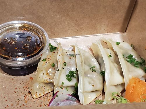 Gyoza at Chikyū Vegan Sushi Bar & Izakaya in Las Vegas