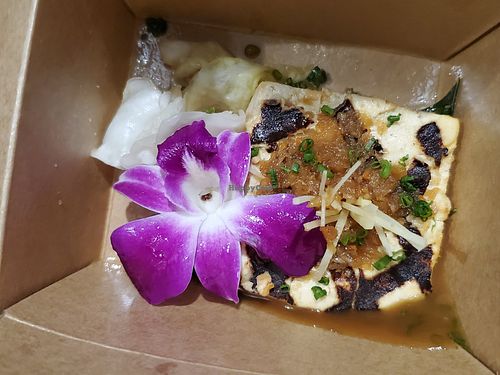 Miso tofu at Chikyū Vegan Sushi Bar & Izakaya in Las Vegas