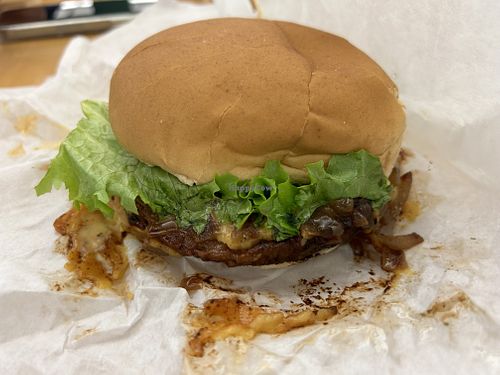 Bacon burger (I think)   at Pure Soul PB Eats in Sacramento