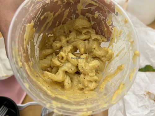 Mac and cheese (almost gone lol)   at Pure Soul PB Eats in Sacramento