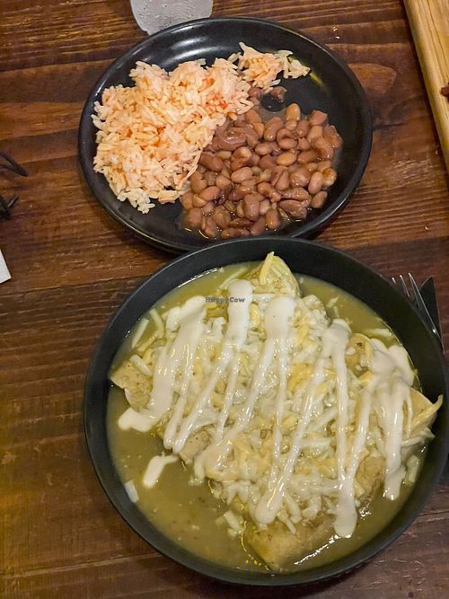 Enchiladas at Sol de Maple in Cozumel