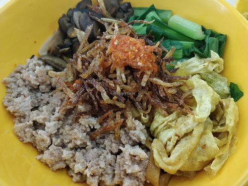 Pan mian 板面 (is hidden) at Pure Heart Delights 净心素食 in West Singapore