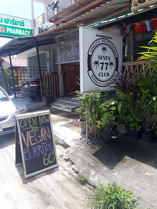 Outside at 777Club in Koh Phangan