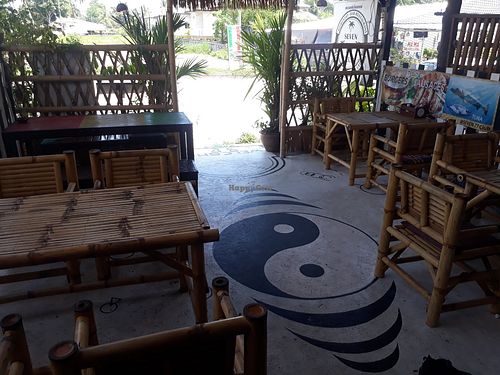 Seating at 777Club in Koh Phangan