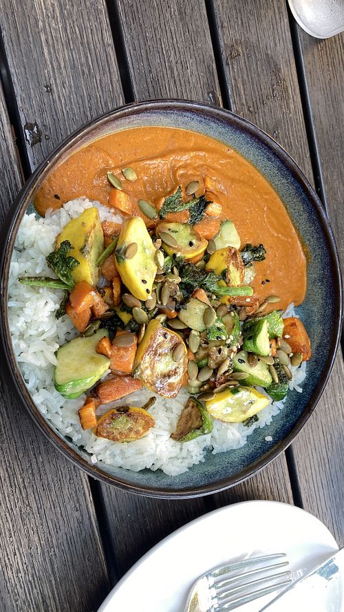 Vegan mole Amarillo   at Cosmica in Boston