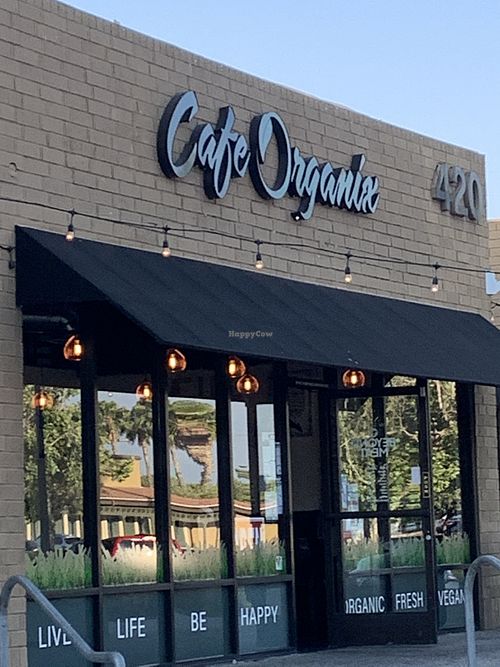 Entrance to Cafe Organix at Cafe Organix in San Bernardino