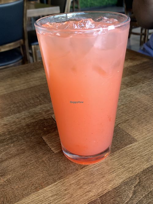 Strawberry lemonade  at Cafe Organix in San Bernardino