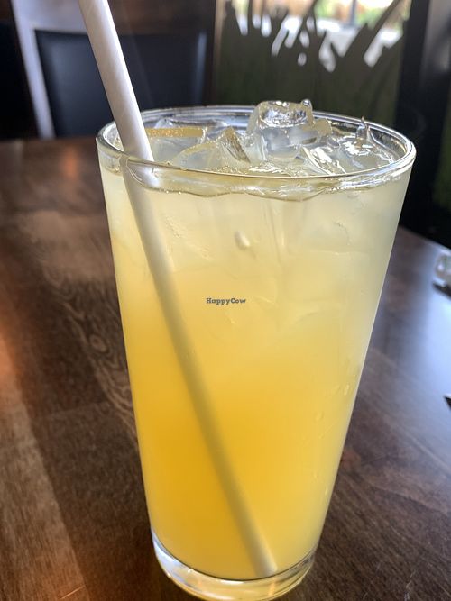 Mango lemonade  at Cafe Organix in San Bernardino