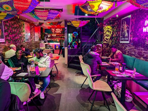 Inside of The Vegan Indian at The Vegan Indian in Amsterdam