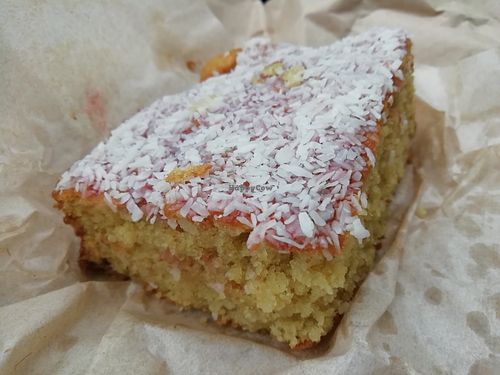 Coconut sponge at Cadzow Bakehouse in Hamilton