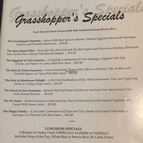   at Grasshopper Restaurant in Boston