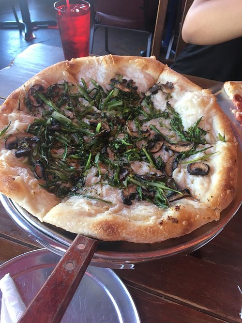 Vegan Wild Calabrese Pizza at Pizza Lounge in Dallas