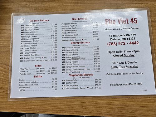  at PhoViet 45 in Delano