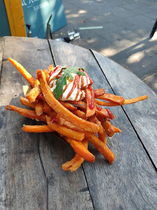 Sweet potato fries at Die Schmauserei in Reichshof