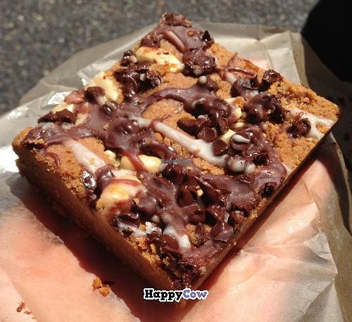 Gluten Free Chocolate Peanut Butter Blondie - The Cinnamon Snail at The Cinnamon Snail in Red Bank