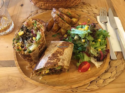 Mushroom Burrito  at Pisekar Vegan Food in Antalya