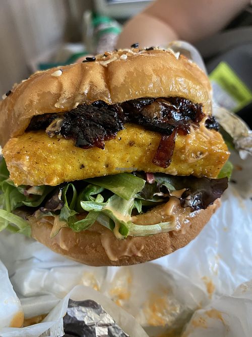 Breakfast sandwich  at Viridis Cafe in Pittsburgh