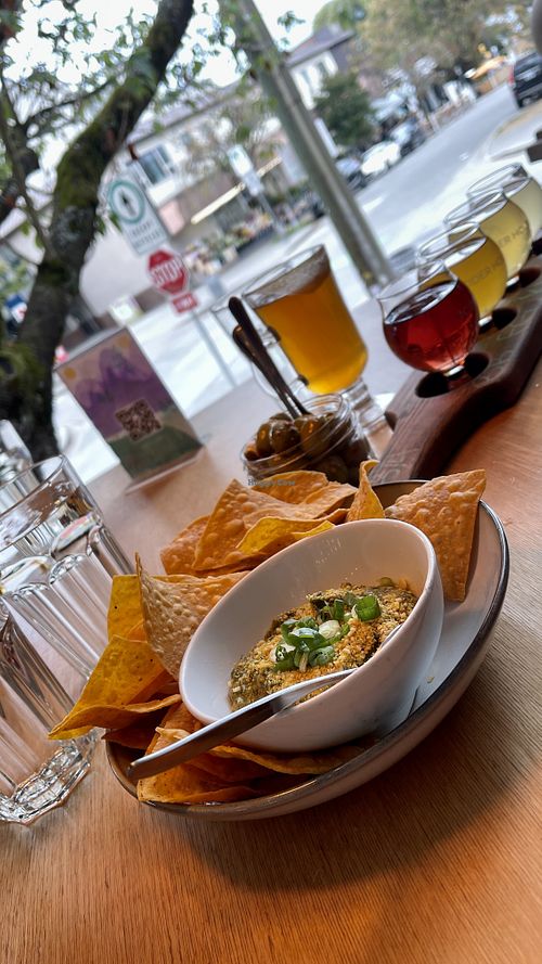 Artichoke Dip  at The Cider House in Vancouver