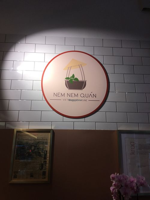 Logo at Nem Nem Quan in Stockholm