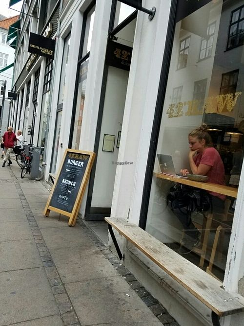 outside at 42°Raw in Copenhagen