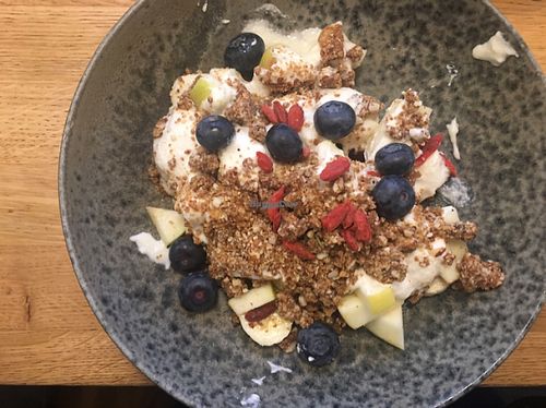 granola at 42°Raw in Copenhagen