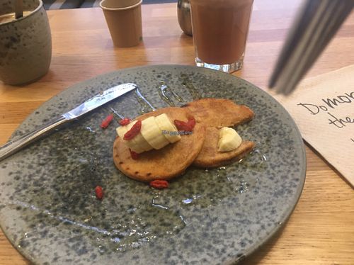 half eaten pancakes ... there were 3! at 42°Raw in Copenhagen