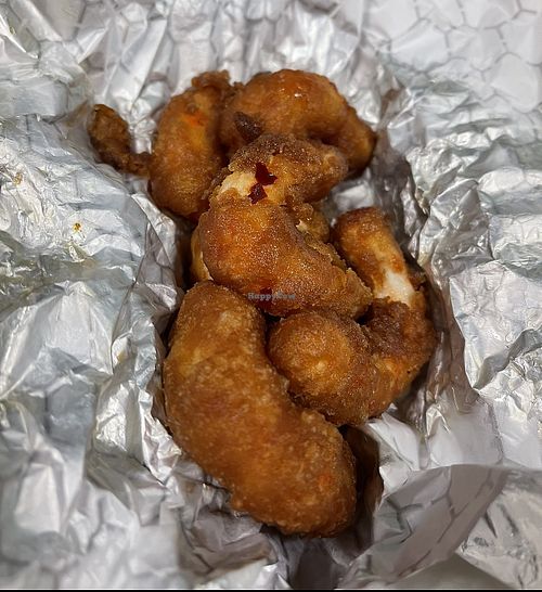 Shrimp with a bang  at Organic Food Kings in Miami