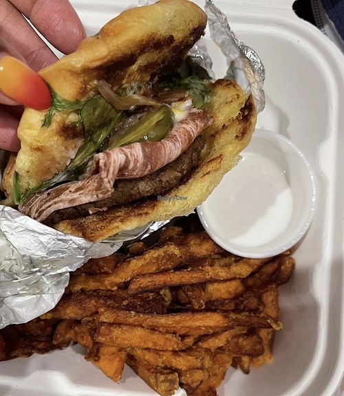 Bacon Burger   at Organic Food Kings in Miami