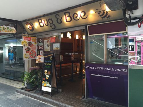 From outside at Bug and Bee in Bangkok