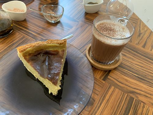 Parisian “flan" at My Green Pastry in Porto