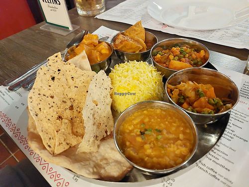 Vegan Thali at Mantra in Arnhem