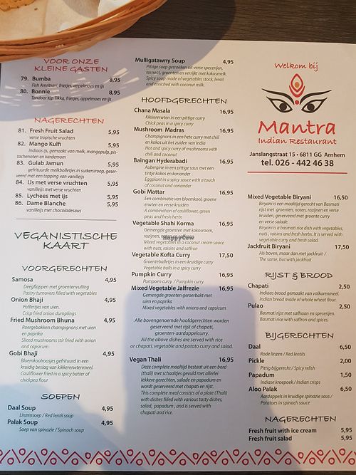 I can recommend the Vegan Thali. at Mantra in Arnhem
