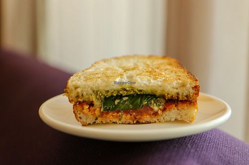 tomato & mozzarella sandwich at MYLK in Doha