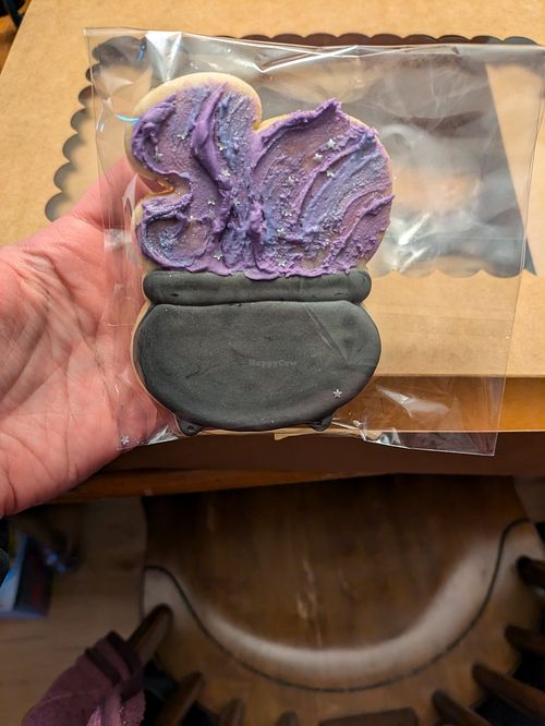 Cutout sugar cookie at WallFlour Bakery in Columbus