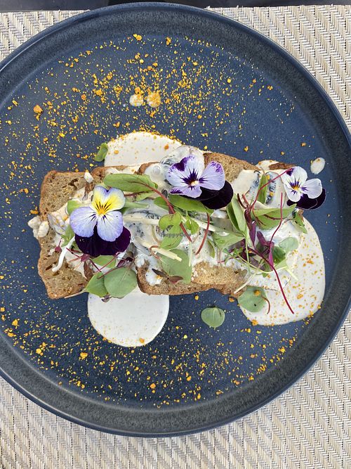 Saitan with mushroom sauce  at Gavino Restaurante Bar in Funchal