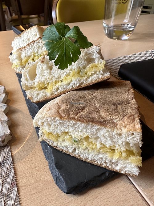 Vegan garlic bread  at Gavino Restaurante Bar in Funchal