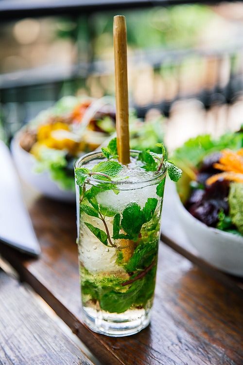 Freshly made drinks  at Backyard Cafe - Street 240 in Phnom Penh