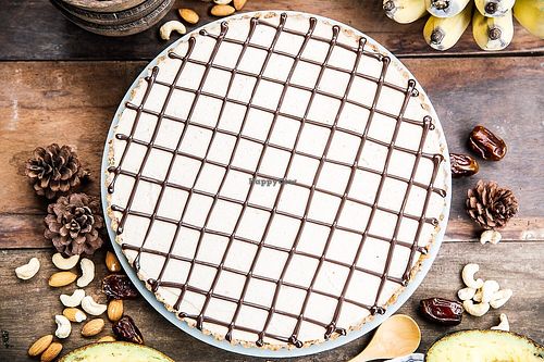 Vegan gluten free chocolate slice at Backyard Cafe - Street 240 in Phnom Penh