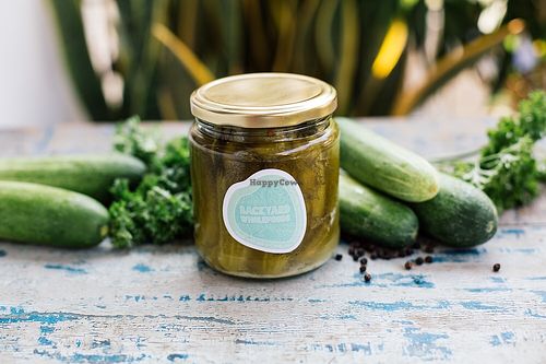 Fermented pickles  at Backyard Cafe - Street 240 in Phnom Penh