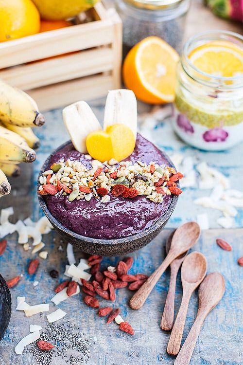 Açai bowl at Backyard Cafe - Street 240 in Phnom Penh