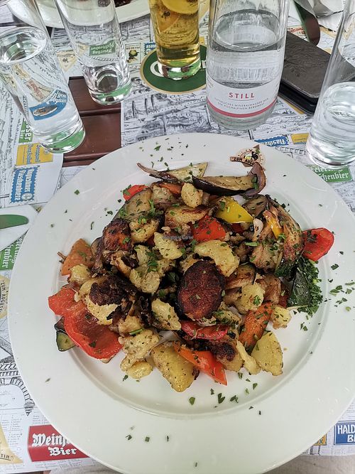 Gemüse-Gröst'l at Bierhaus to Augustin in Klagenfurt