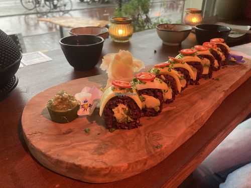 Tropical spicy mango at Vegan Sushi Bar - Downtown in Amsterdam
