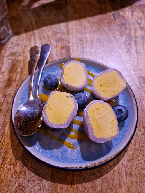 Mochi dessert at Vegan Sushi Bar - Downtown in Amsterdam