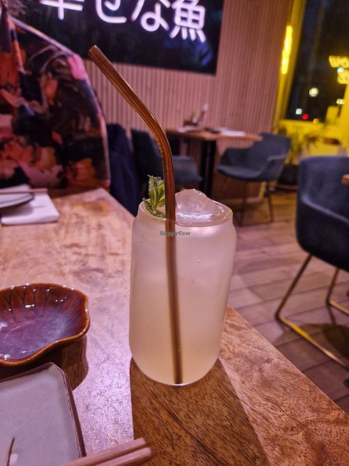 Yuzu house lemonade at Vegan Sushi Bar - Downtown in Amsterdam