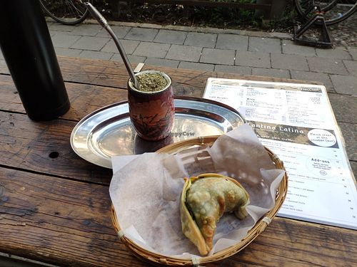 Vegan Empanada and Yerba Mate at La Despensa in Berlin