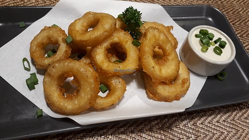 Fried calamari at The Vegano Bistro in Chiang Mai