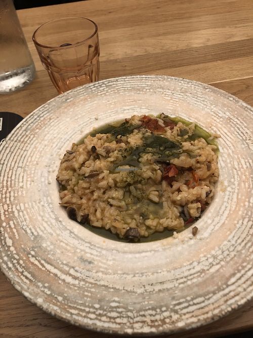 Risotto vegan (trop bon et copieux)  at Angello in Rennes