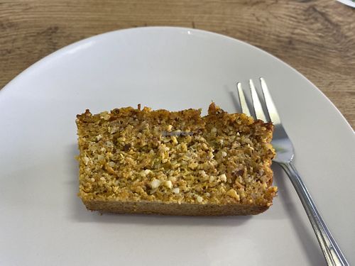 Vegan carrot cake, very delicious! at Karotte Kaffee in Rorschach