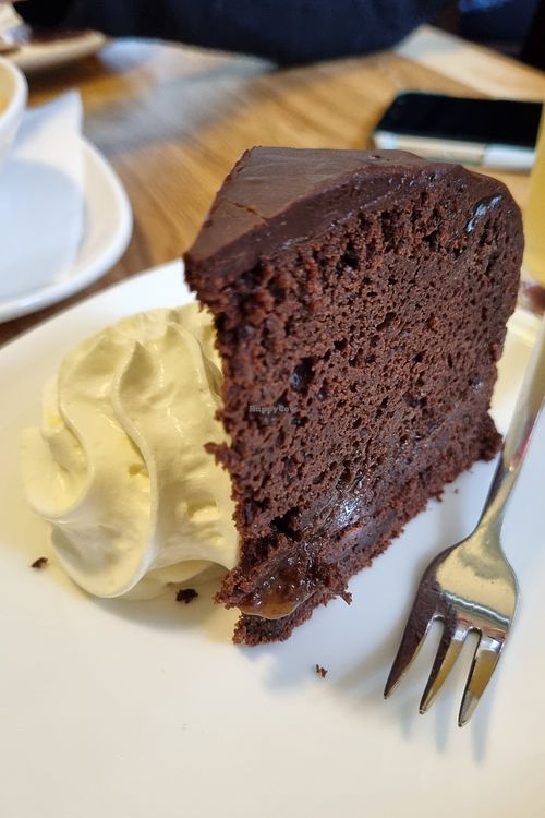 Sachertorte - yum! at Velani in Vienna