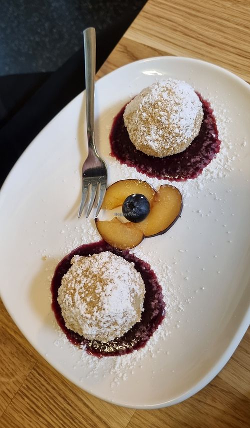 Nougat dumplings at Velani in Vienna